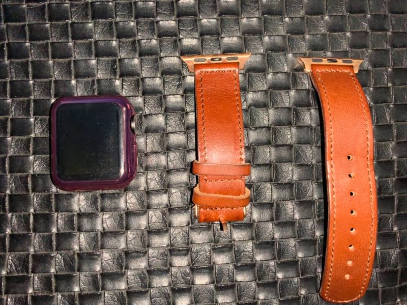 Apple Watch3と栃木レザーベルトー分離