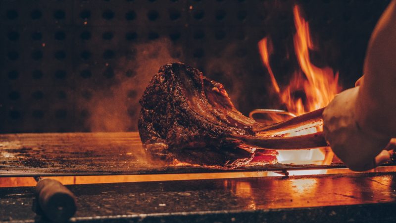 タンパク質豊富な肉